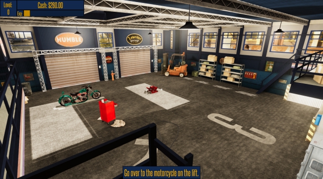 Motorbike Garage Mechanic Simulator PC Game Free Download