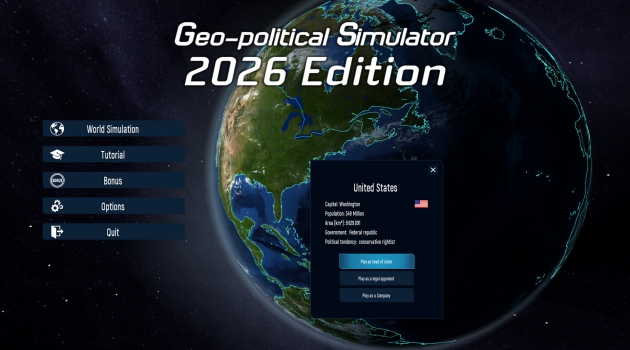 Download Geo-Political Simulator 2026 Edition PC Free